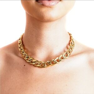 Cuban chain gold plated tarnish free